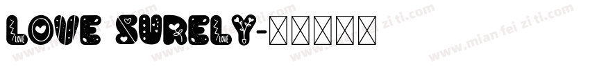 Love Surely字体转换